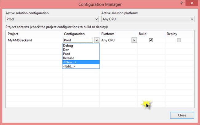 configure manager